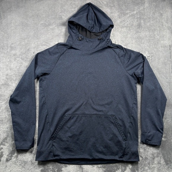 Unrl Other - UNRL Crossover Hoodie II Mens Large Blue Performance Tech Stretch Pullover